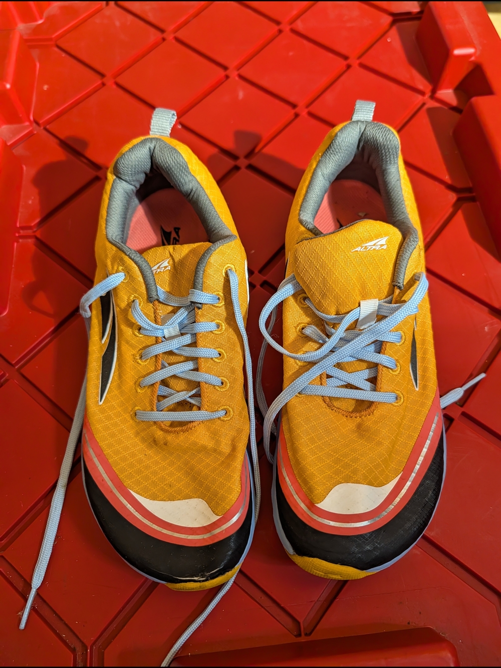 Altra Womens Yellow Trail Running Shoes
